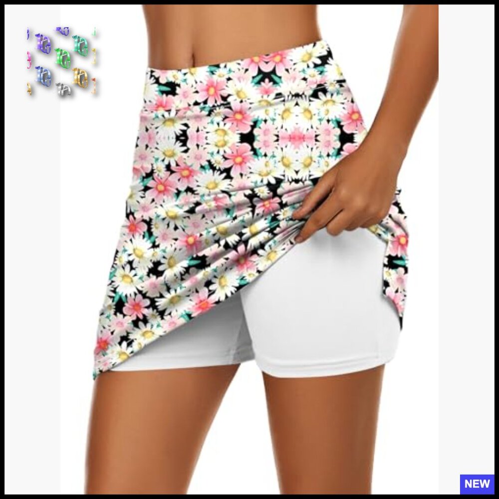 Active Performance Skort Lightweight Stretchy Ten… - image 4
